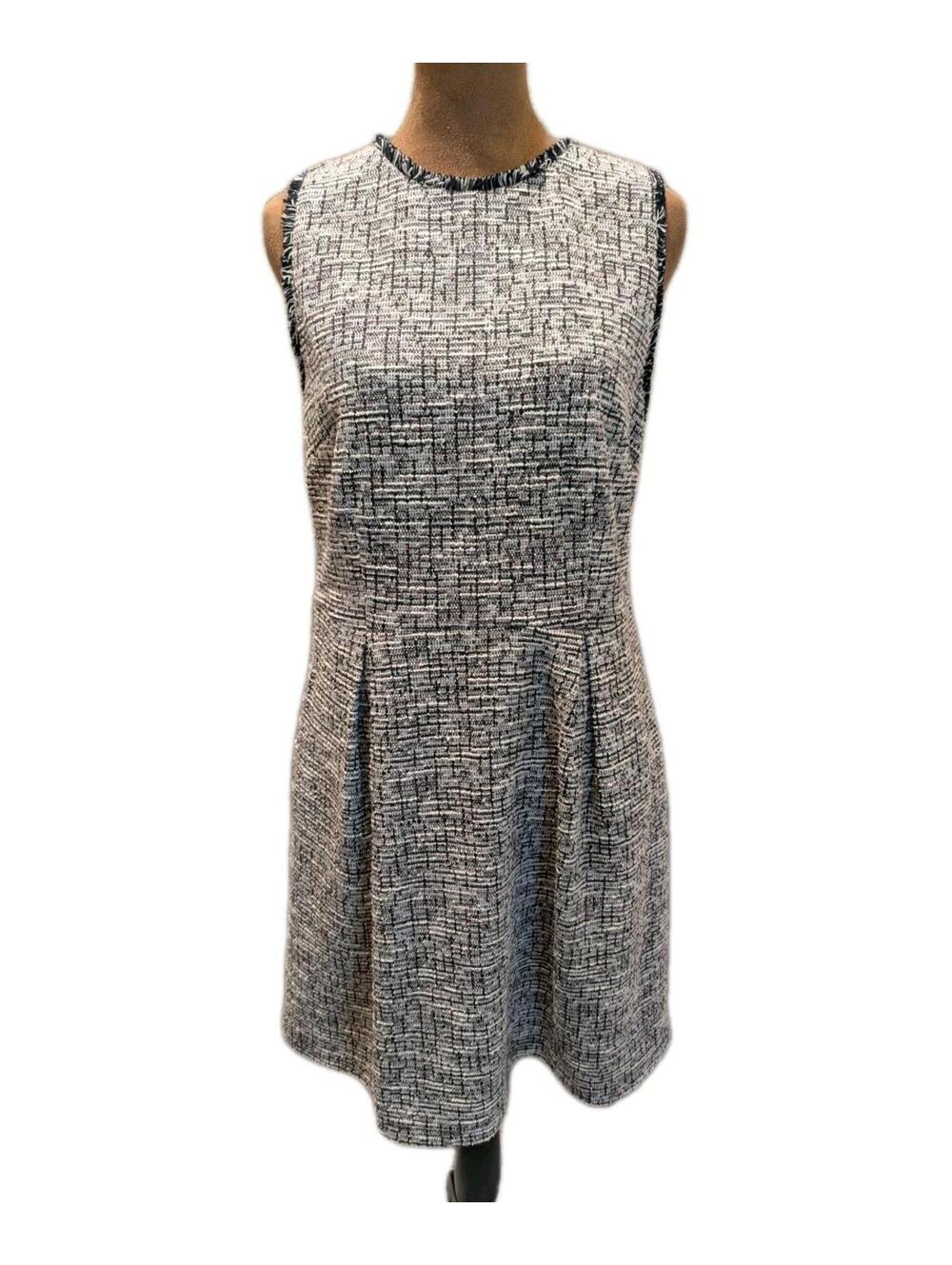 NWT Loft Size 8 Petite Sleeveless Women's Dress Zipper Midi Msrp $79